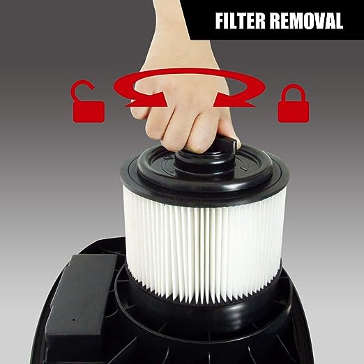 Vacmaster Genuine Replacement Cartidge Filter and Retainer
