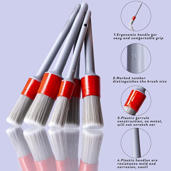 Detailing Brush Set - 5 kit