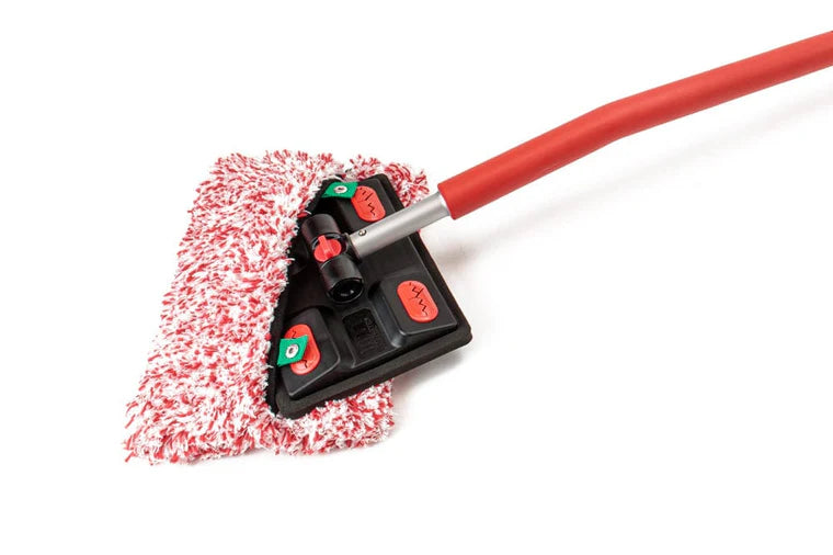 Autofiber Mitt on a Stick PRO+ | Premium Car Wash Mop, Brush, Pole, Mitt