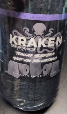 Kraken Toallas Microfibra Multi-Uso Pre-Cortadas