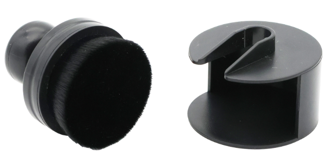 Golden State Palm Sweeper Detail Brush with Rack