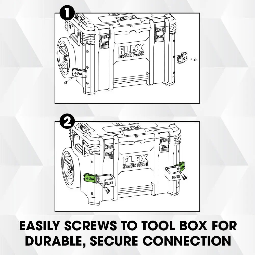 FLEX Stack Pack Storage System 3pc