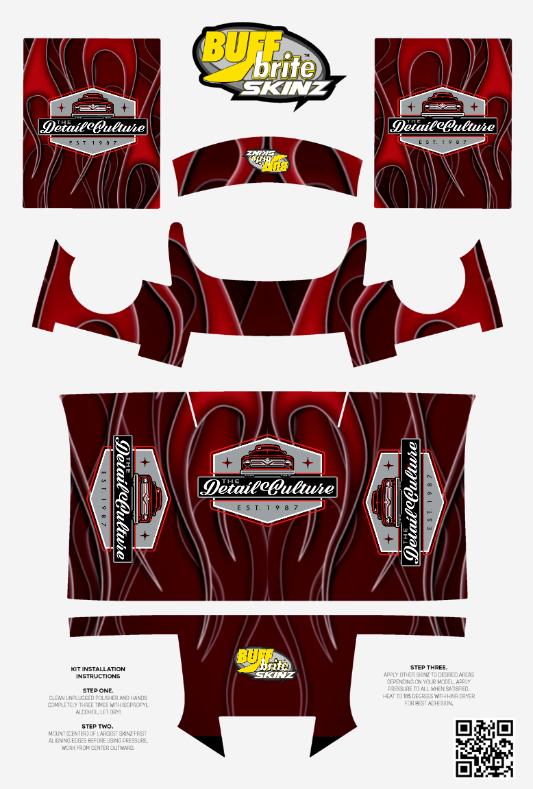 Flame Thrower Polisher Skinz for MaxShine M8 PRO