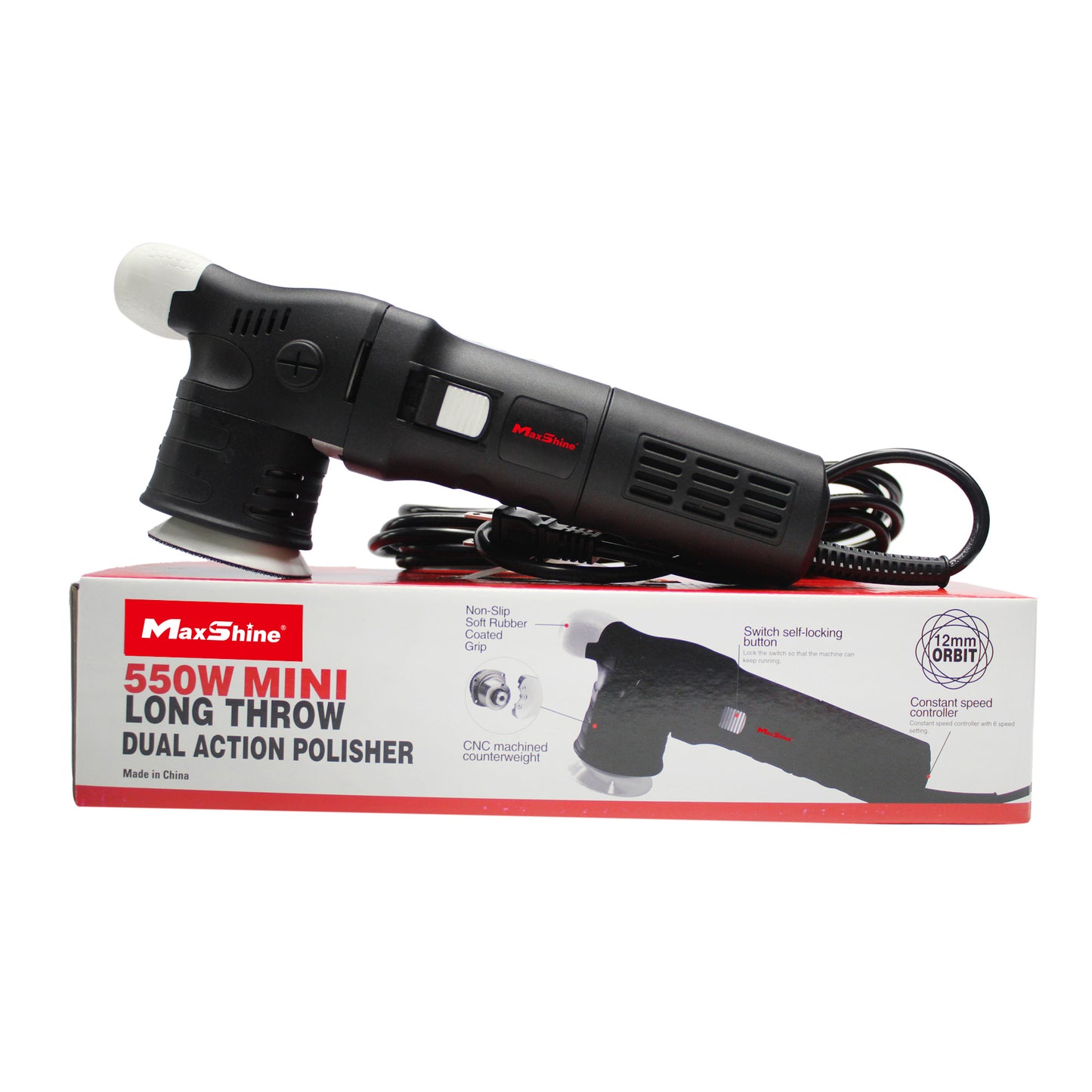 Maxshine M312 12mm 550W Dual Action Polisher