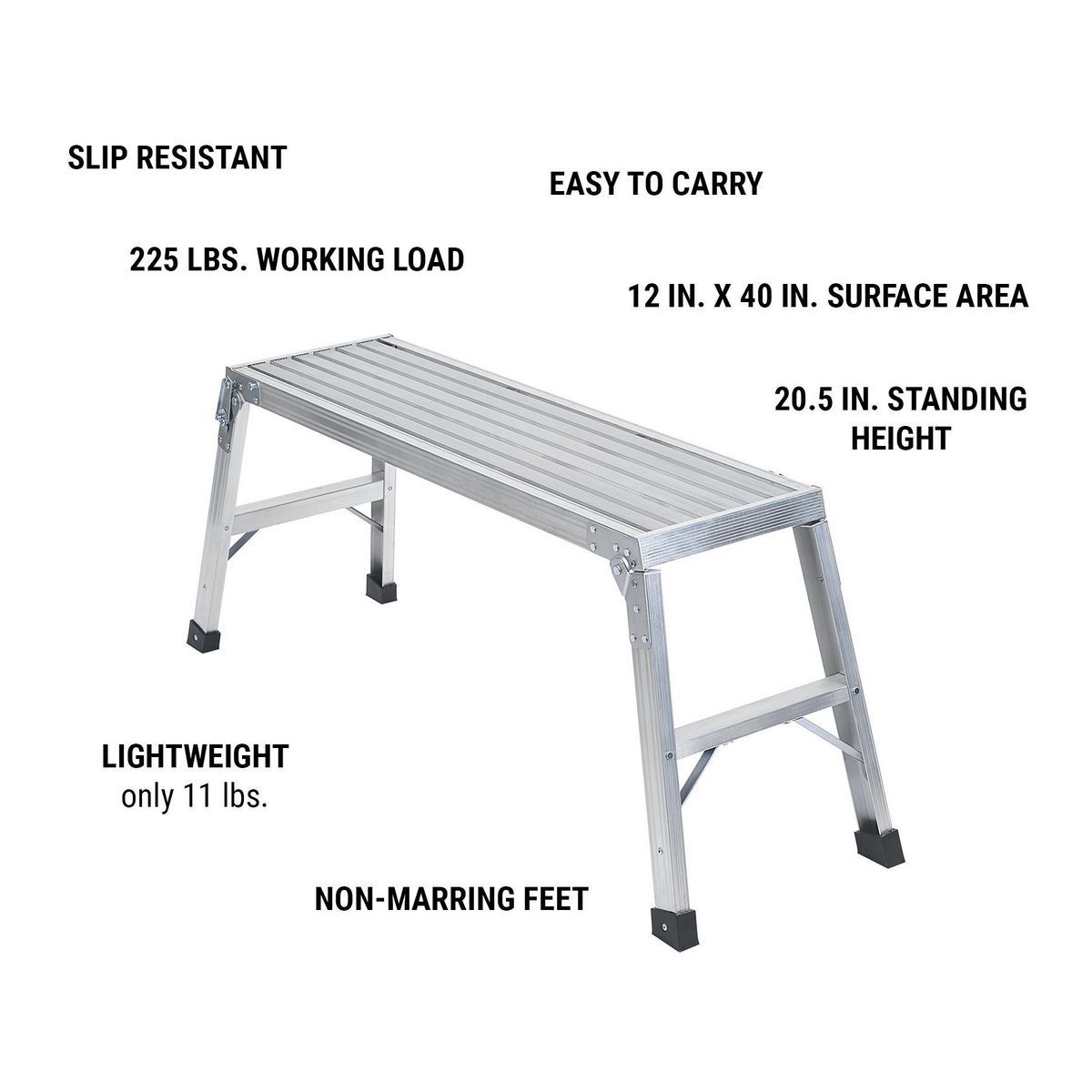 Franklin 40" Lightweight Aluminum Work Platform