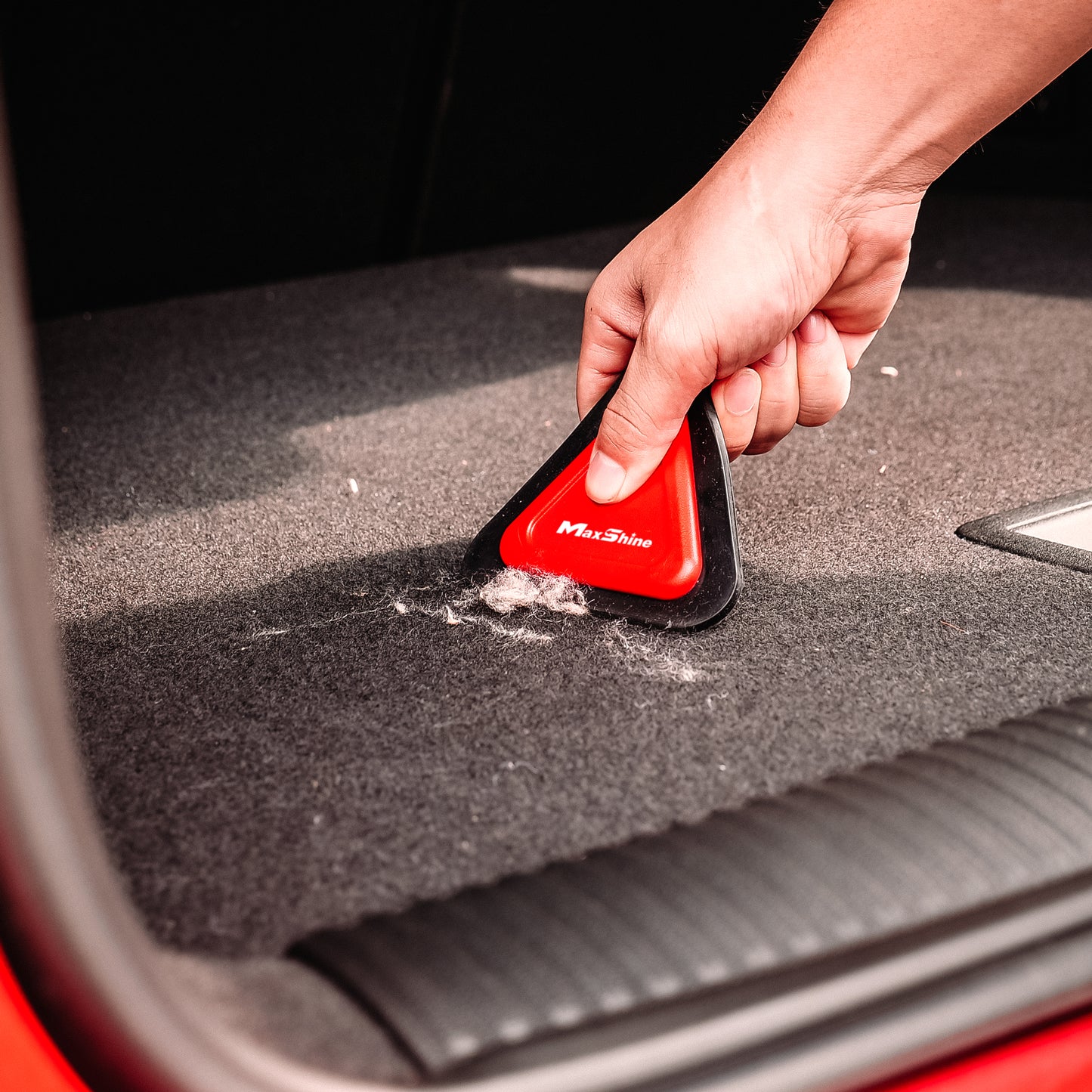 MaxShine Mini Pet Hair Car Carpet Brush