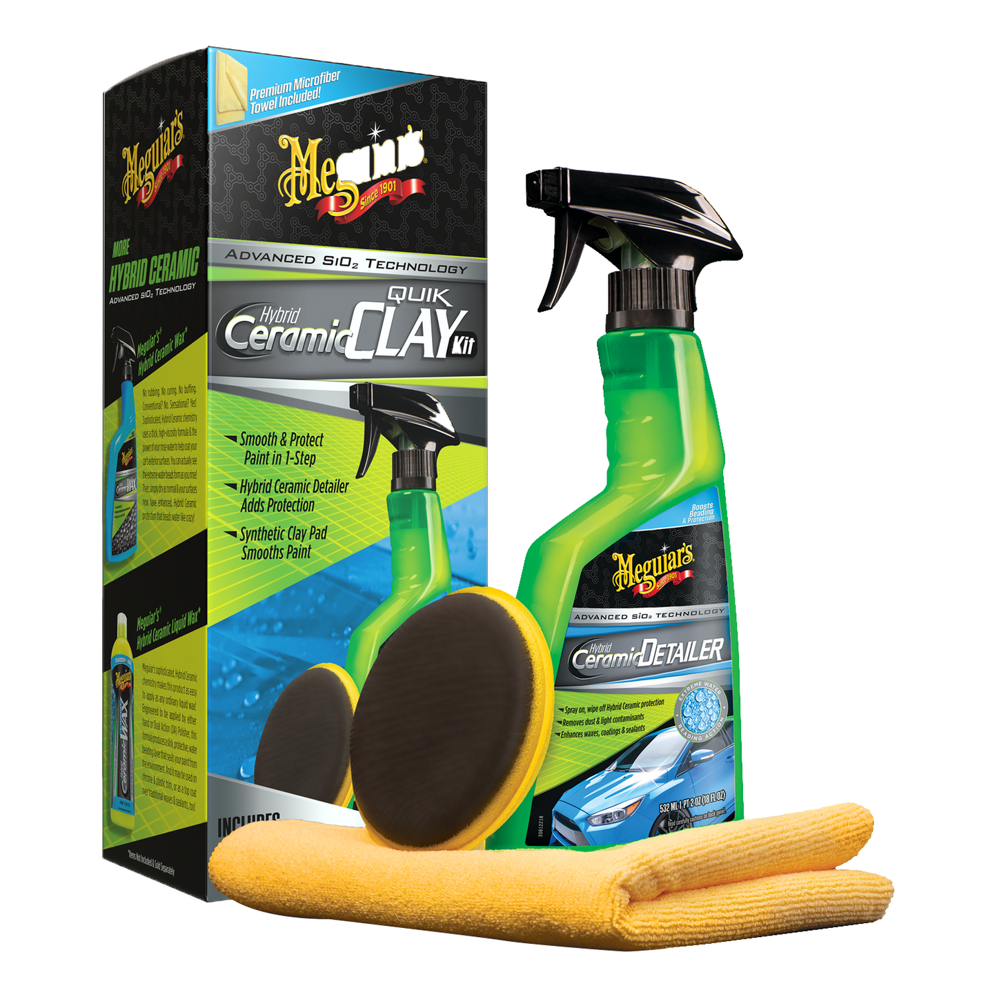 Meguiar’s Hybrid Ceramic Quik Clay Kit