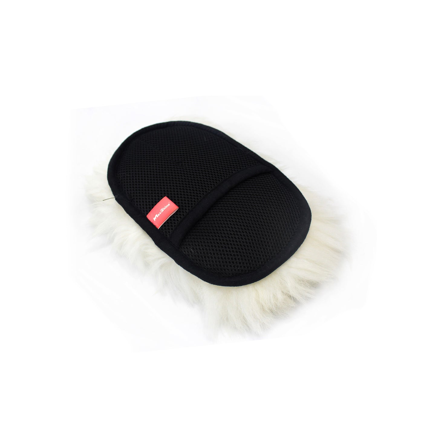 MaxShine Premium Sheepskin Wool Mitt