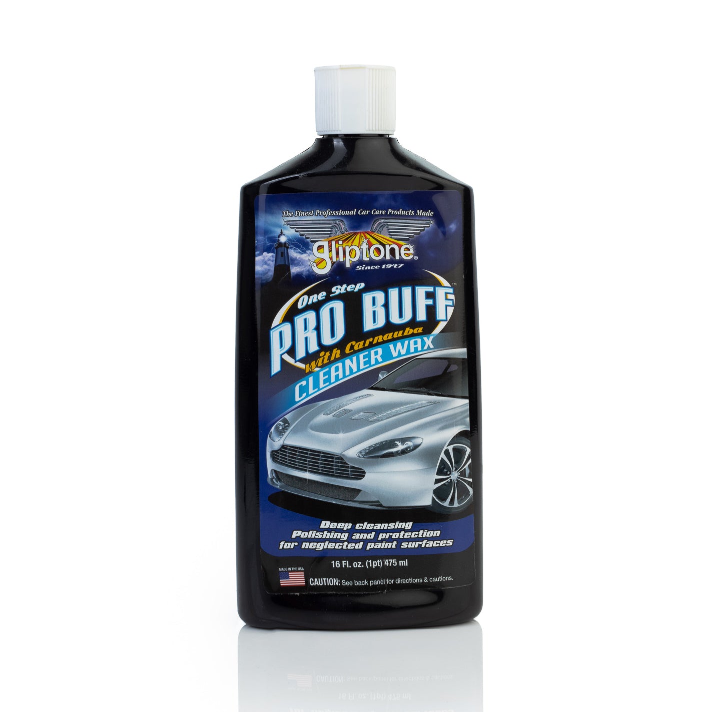 Gliptone One Step Pro Buff with Carnauba Cleaner Wax