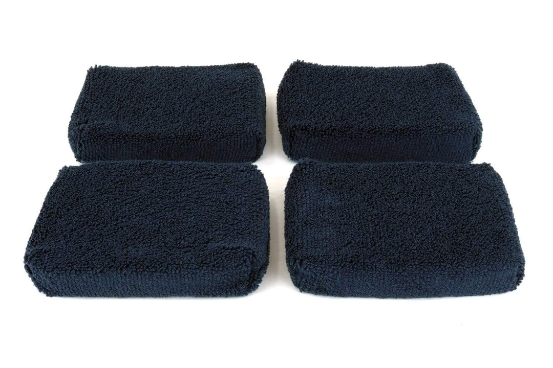 Autofiber Block Sponge Thin Black 4PCK