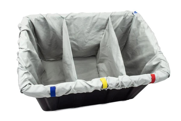 Autofiber Towel Bin Organizer Large 3 Sections