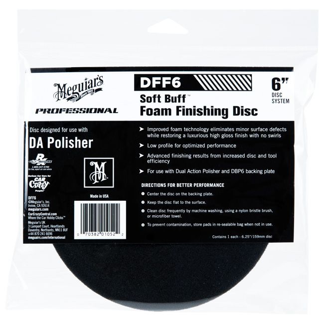 Meguiar's Soft Buff DA Foam Finishing Disc
