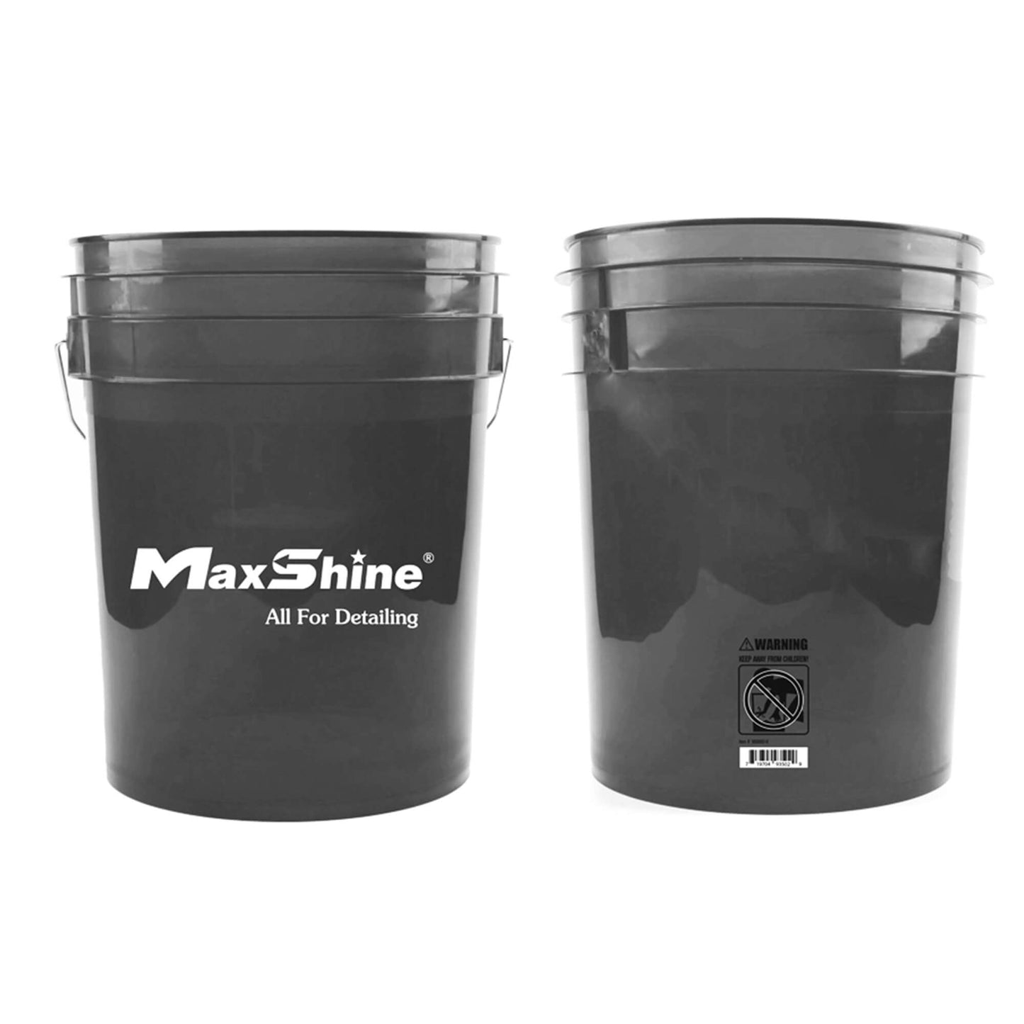 MaxShine Detailing Bucket Transparent Smoke