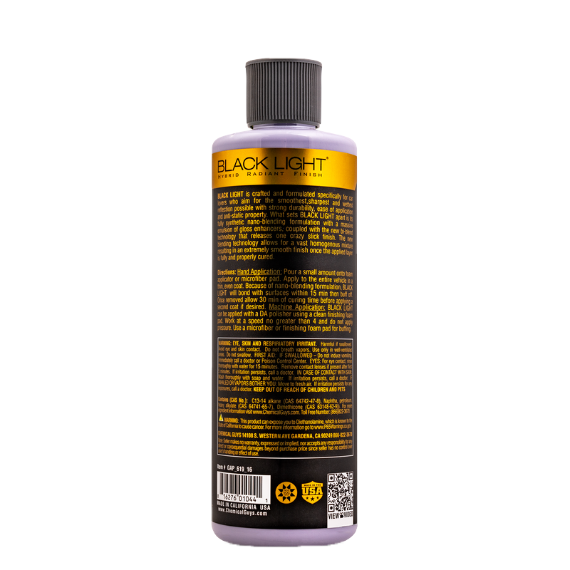 Chemical Guys Black Light Hybrid Glaze and Sealant