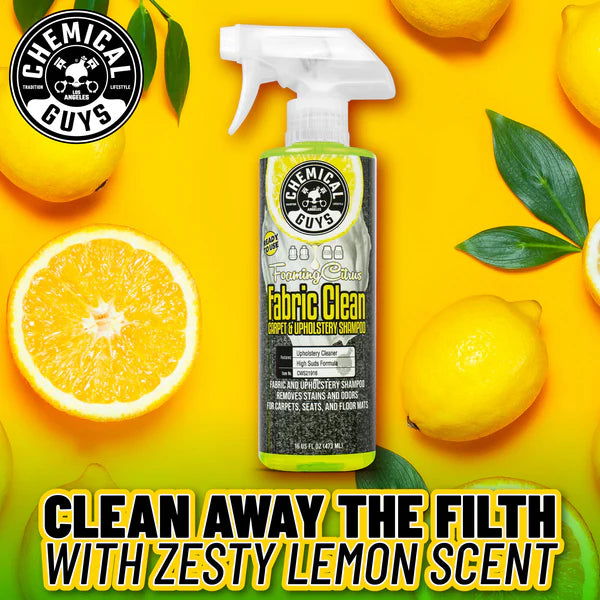 Chemical Guys Foaming Citrus Fabric Clean Carpet & Upholstery Shampoo