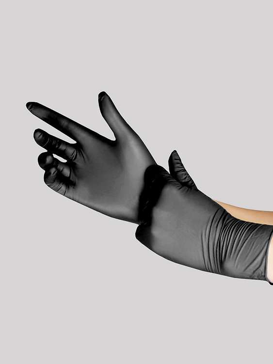 Detail Culture Nitrile Glove Black
