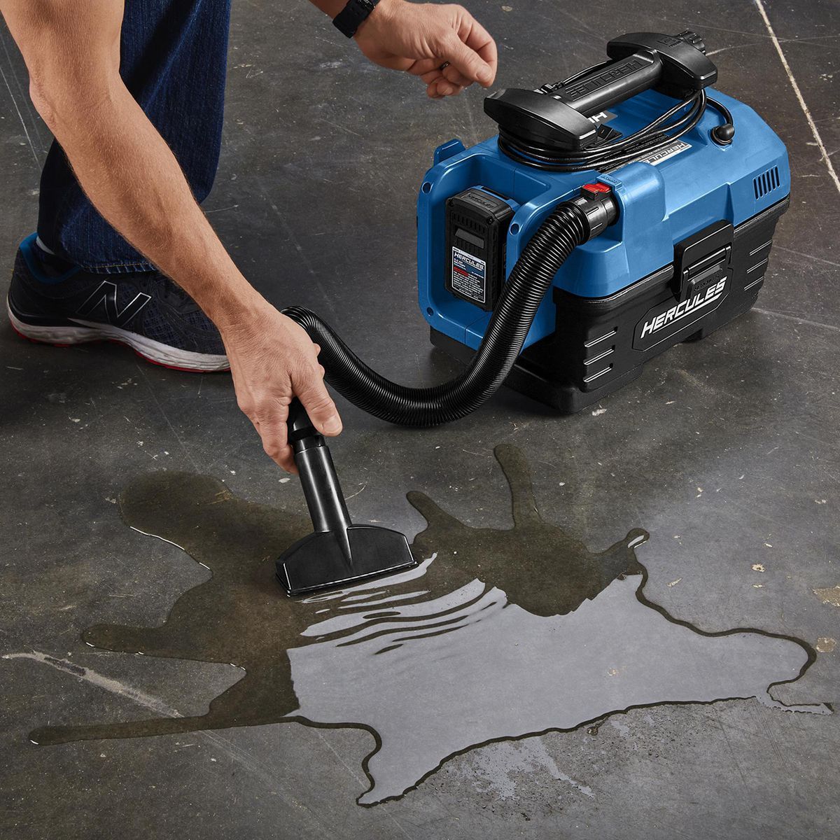 Hercules 20V/120V Dual Power 2 Gallon Wet/Dry Portable Vacuum - Tool Only