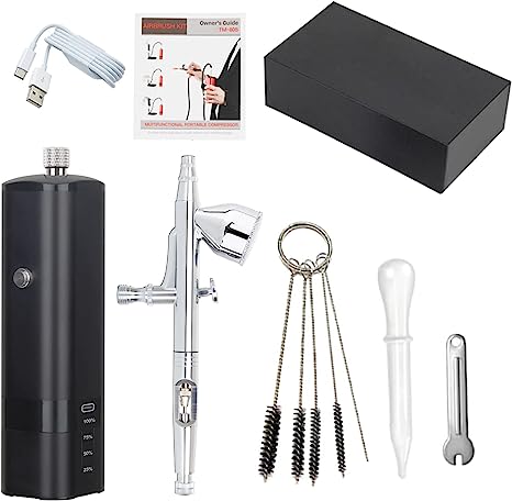 Airbrush Kit - Rechargeable Cordless Airbrush Compressor