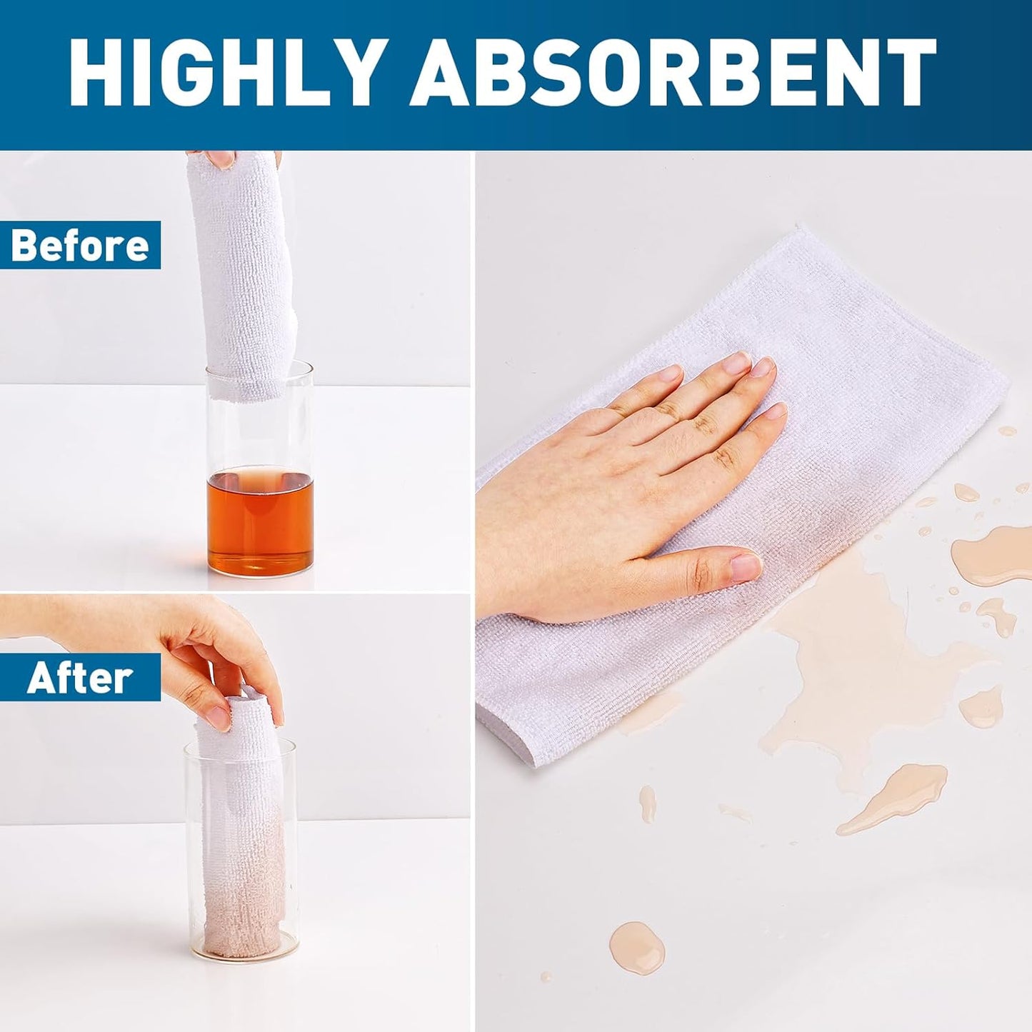 TDC Microfiber Cleaning Cloths (12x12 inches)