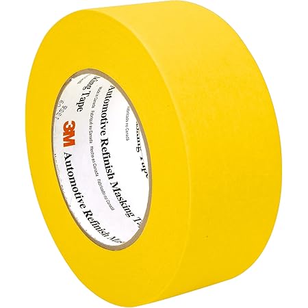 3M Auto Refinish Yellow Masking Tape