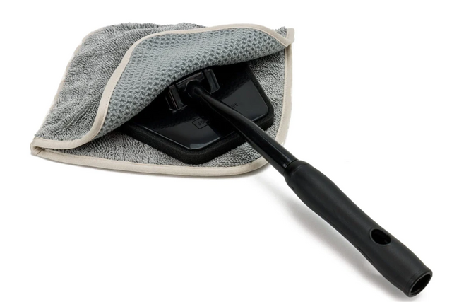 AutoFiber Reacher Glass Kit - Smooth Glass Flip Towels & Reacher Extension Tool + 3 pack