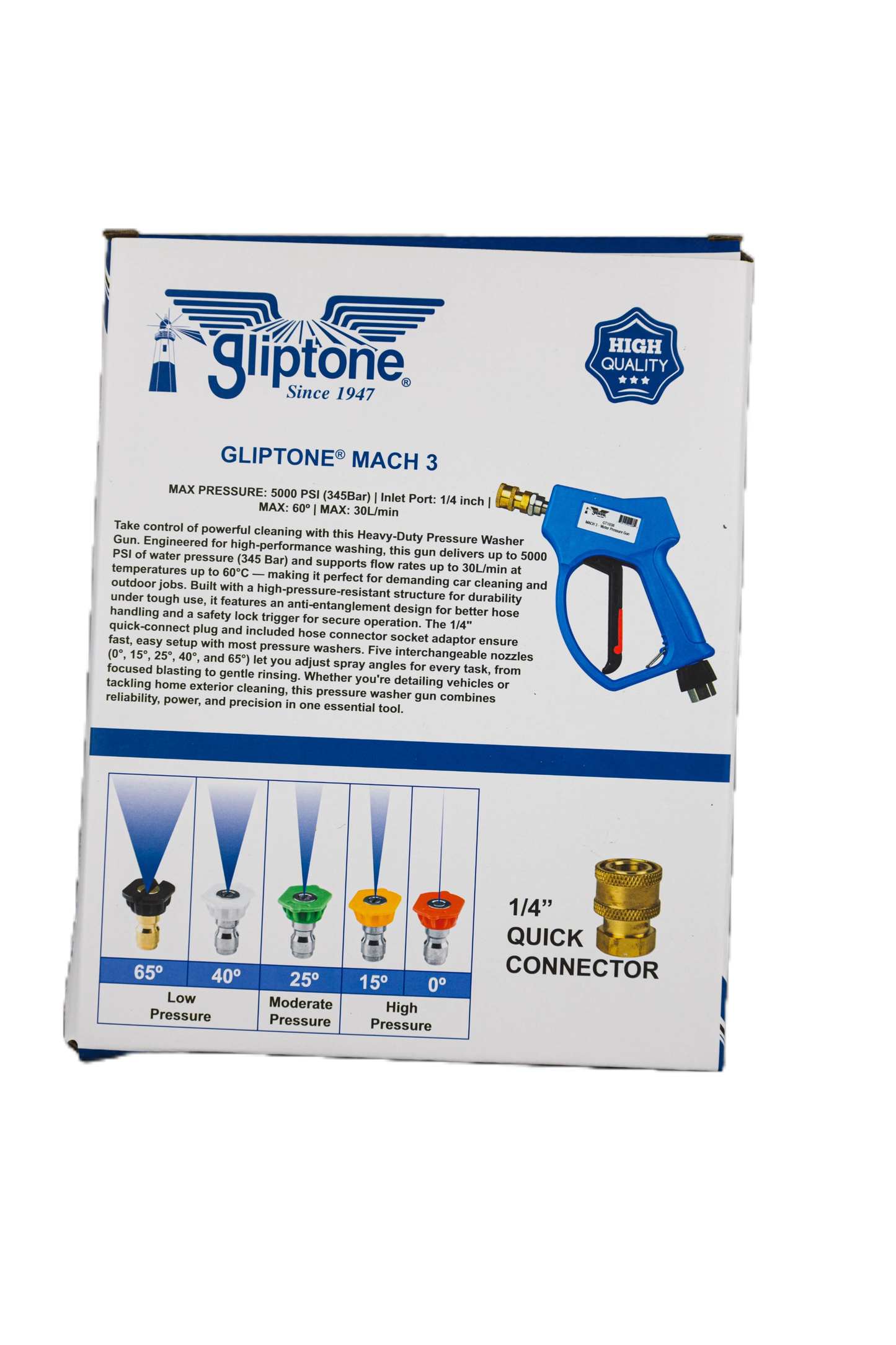 Gliptone Mach 3 "Stubby" Water  Pressure Gun
