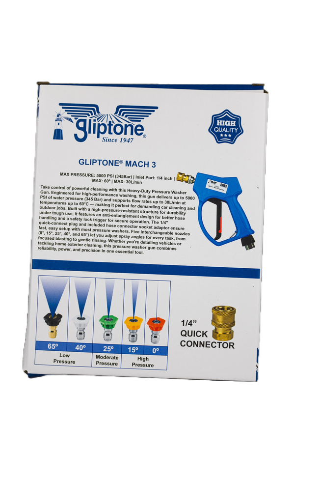 Gliptone Mach 3 "Stubby" Water  Pressure Gun