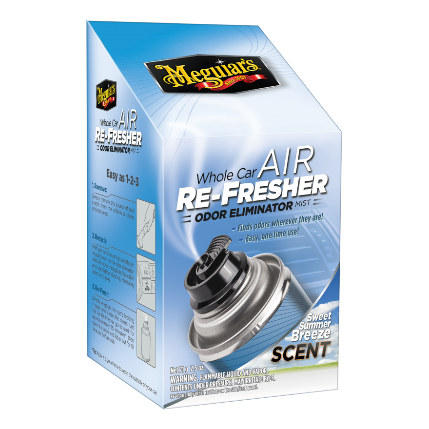 Meguiar's Whole Car Air Re-Fresher Odor Eliminator Mist - Sweet Summer Breeze Scent