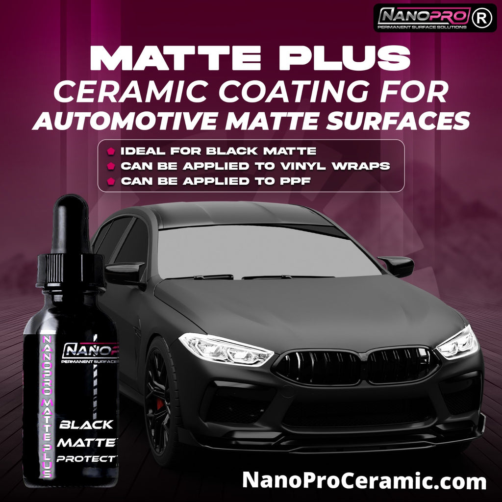 NanoPro Matte Plus Ceramic Coating for Satin & Matte