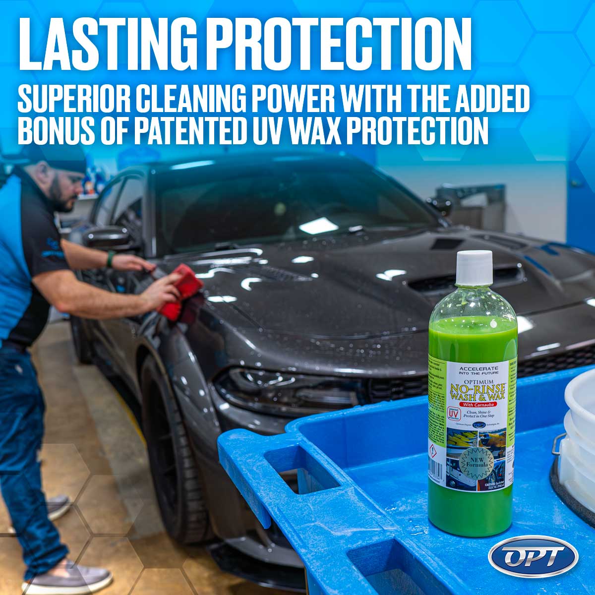 Optimum No- Rinse wash & Wax with Carnauba