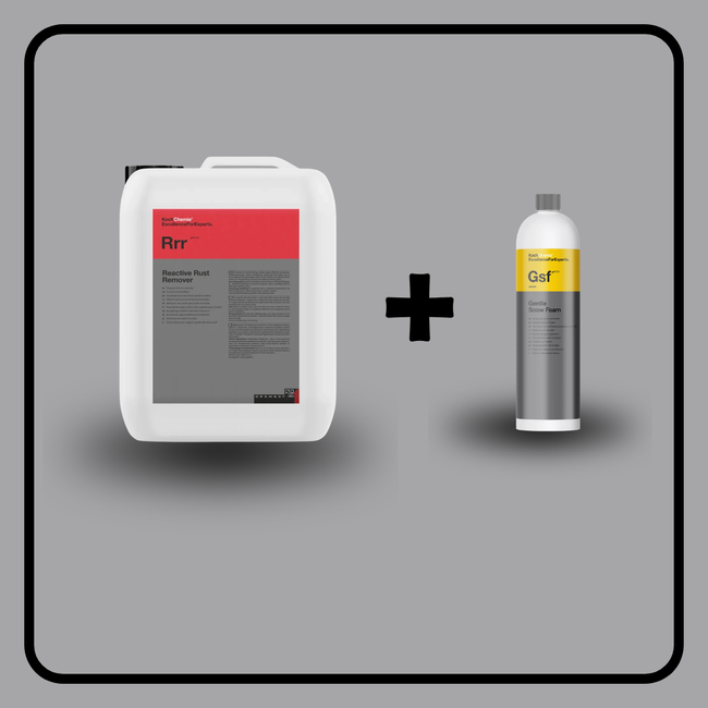 Buy 1 KCx Reactive Rust Remover (5L) and get 1 FREE Gentle Snow Foam (1L)