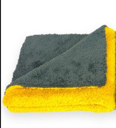 Golden State Edgeless Dual-Faced Buffing Towel, 700 GSM, 16x16 inch