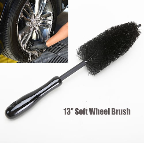 Golden State Mini Black Wheel Rim Brush