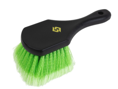 Golden State Short Handle Soft Bristles  Wheel Brush