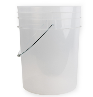 Golden State Plastic Pail Translucent Bucket 5 Gallon