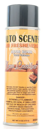 Auto Scents New Leather Odor Bombs