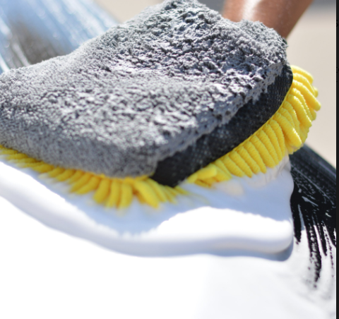 Golden State 3-in-1 Wash Mitt with Waterproof Lining 1500 GSM