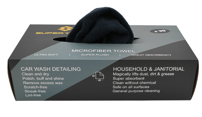 Golden State Grab-N-Go Microfiber Towels  220 GSM, 16"x16"
