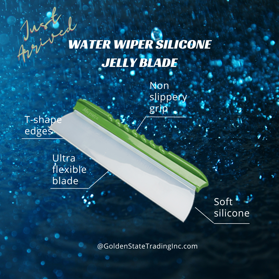 Golden State Water Wiper Jelly Soft Silicon Blade Squeegee