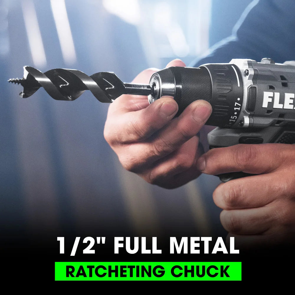 Flex FX1131-1A 1/2" 2 - Speed Compact Drill Driver Kit
