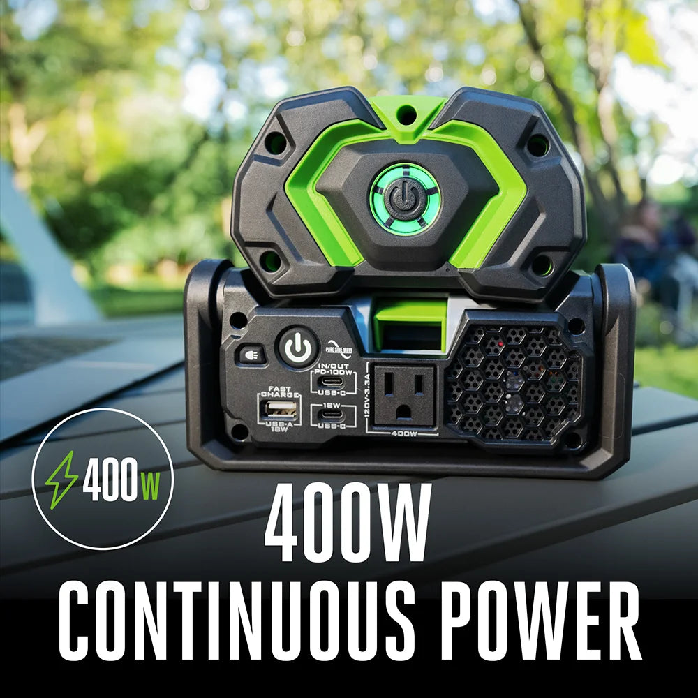 EGO Power+ Nexus Escape 400W Inverter with 4.0Ah Battery and 100W Charger