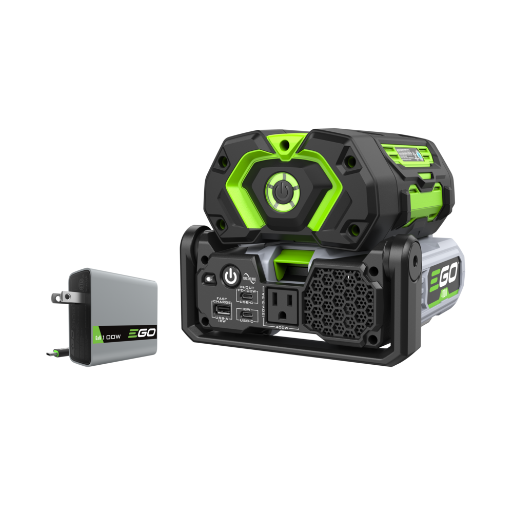 EGO Power+ Nexus Escape 400W Inverter with 4.0Ah Battery and 100W Charger