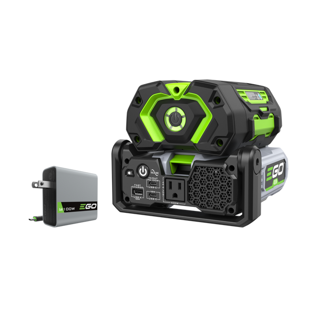 EGO Power+ Nexus Escape 400W Inverter with 4.0Ah Battery and 100W Charger
