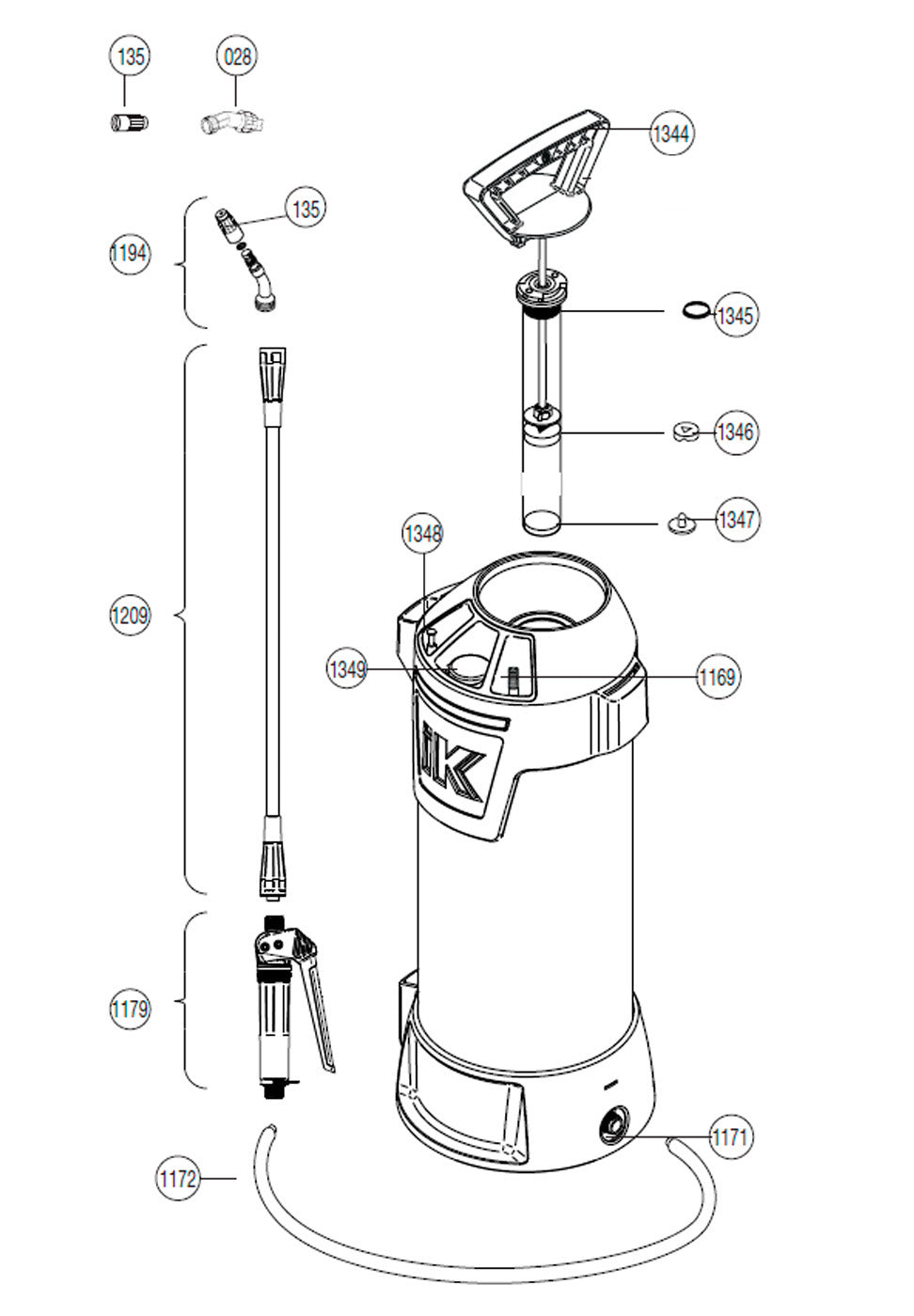IK INOX/STT Pump Complete