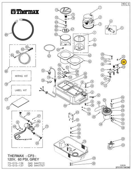 Thermax CP3 Disconnect .375' Barb