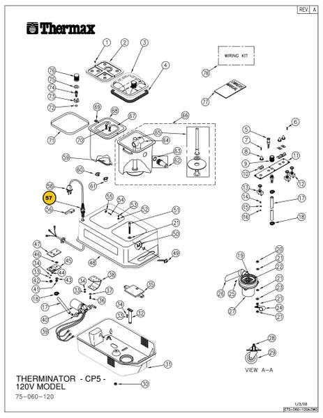 Thermax ASSY, STRAIN RELIEF