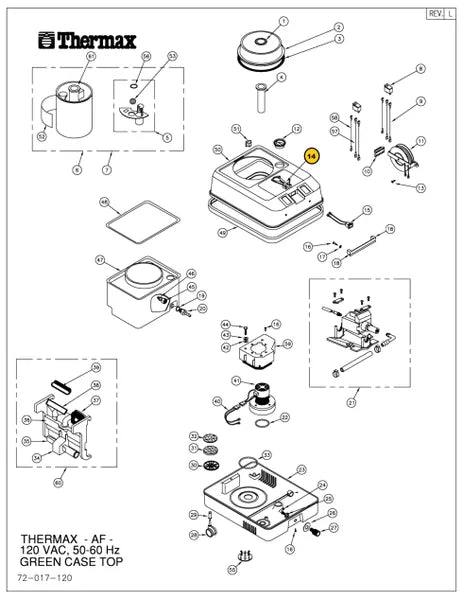 Thermax ASSY, KIT HOSE SUPPORT