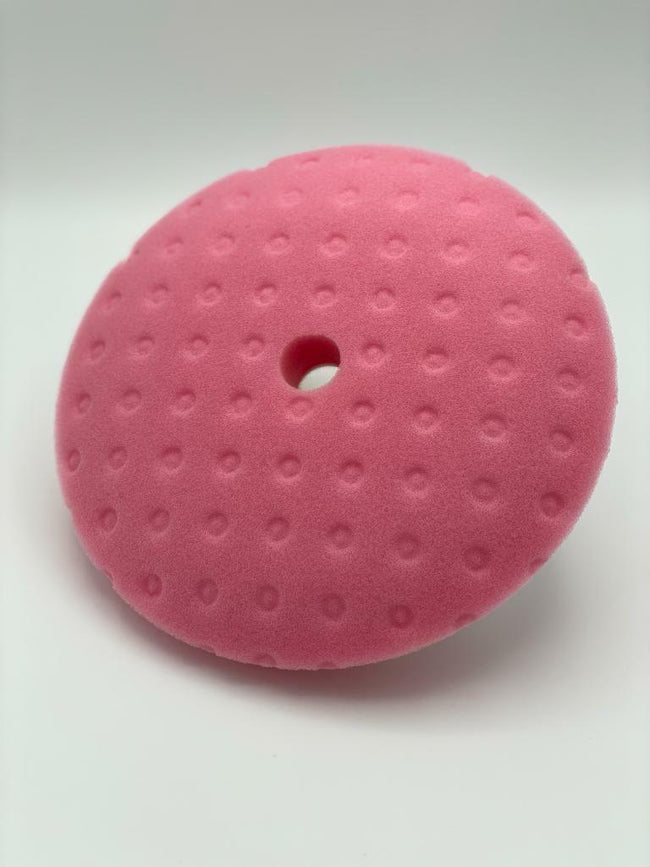 LC Pink CCS Foam Curved Edge Polish Pad