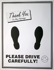 White Wet Strength Paper Floor Mat