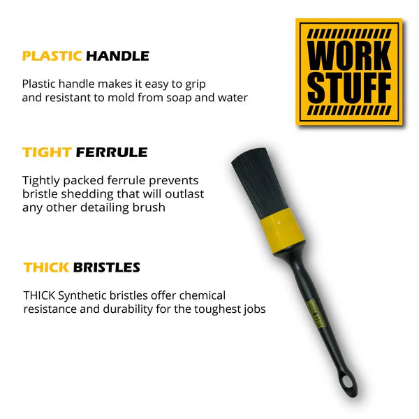 Work Stuff Detailing Brush - Stiff (Chemical Resistant)